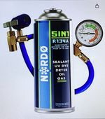 5-in-1 Car A/C Ultimate Recharge Kit – R134a Gas, Oil, Leak Sealant , Dryer & UV