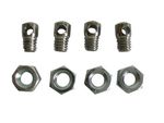 4x Bike Mudguard Eyelet Nuts & Bolts For Fitting Cycle Mud Guards Stay Eye Bolt