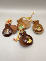 4 Pairs Of Vintage Wooden Castanets