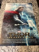 Chris Hemsworth Signed 27x40 Thor: The Dark World Poster W/Beckett COA!
