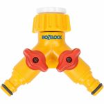 Hozelock Dual Tap Connector (2256) Gardening Supplies Hose Product Watering