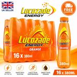 Lucozade Energy Orange Flavoured 380Ml Sparkling Drink UK Stock Free Shipping