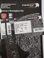 Arsenal V Birmingham City Carling Cup Final Programme