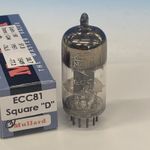 Mullard ECC81 12AT7 Square Getter / XXH4, Maxi-Pre test  Not Balanced, M0361