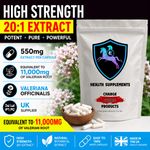 Valerian Root 20.1 Extract 11'000mg Capsules -High Strength Sleep Aid Supplement