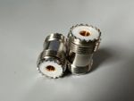 PL258  SO239 DOUBLE FEMALE JOINER  PL259 coax join antenna cable 50 ohms coupler