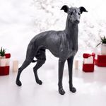 Bronze Greyhound Dog Statue Resin Sculpture Whippet Lurcher Ornament Gift Decor