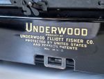 1935 Underwood Universal 4 Bank Serviced Portable Typewriter - Engraved Case