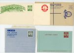 P64/09 RHODESIA X5 DIFFERENT GEORGE VI MINT STATIONARY IN PRISTINE CONDITION