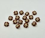 Set Of 16 Antique Diminutive Enamel Buttons