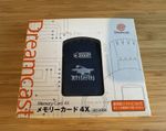 SEGA Dreamcast 4X Memory Card PSO Sonic Team Official Tested With All Regions