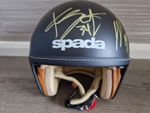 Spada Motorcycle Helmet Signed By Moto GP Racing Legends with COA*