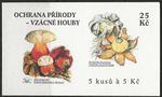 Czech Republic - Native Mushrooms Stamp Booklets MNH 2000 Mi. 260-261