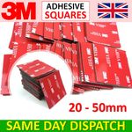 3M™ Double Sided Sticky Pads - Adhesive Tape Dash Cam/GoPro Sticker Mounts