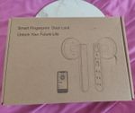 Smart Fingerprint Door Lock Keypad Handle Silver Brushed App IC Card Keys