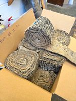 Grey Insulation Roll 5 m - Pack of 12 Rolled Insulation Material Strips