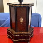 ANTIQUE WOODEN MUSICAL CIGAR CAROUSEL REPAIRED BY ERNEST KOHLER EDINBURGH 1900s