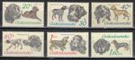 Czechoslovakia MNH 1973 Mi 2154-2159 Sc 1896-1901 Hunting Dogs **
