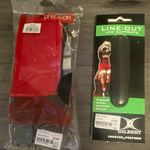 Gilbert Line-Out Leg Supports & Precision Training Socks Black/Red Adult: 7-11