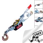 4 Tonne Heavy Duty Steel Hand Cable Puller Multi Purpose Towing Winch Tool13 +CP