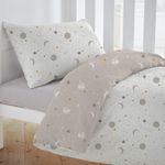 Silentnight Safe Nights Cot Bed Duvet Cover & Pillowcase Set Pure Soft Cotton