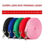 Extra Long Dog Training Lead 1m–30m | Strong Long Line for Recall