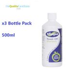 x3 Bottle Pack - Nilaqua 500ml - No Rinse Towel-Off Dry Shampoo