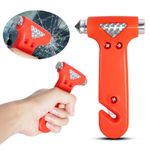 2 in 1 Car Safety Glass Window Breaker Emergency Hammer Seat Belt Cutter Hammer