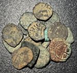 1710-1719 Spain Aragon King Philip IV Spanish War of Sucession AE Denier Coin