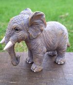 Garden Gift Elephant Outdoor Ornament Collectable Birthday - UK SELLER