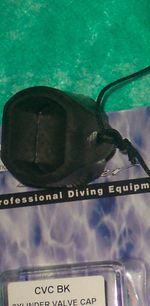 SCUBA dust cap 4 diving tank cylinder valve by Beaver universal A clamp or DIN
