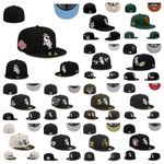 New Chicago White Sox Side Logo Baseball Cap 59FIFTY Fitted Hats Flat edge hat 2