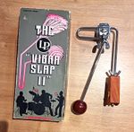 LP Vibra-Slap II Vibraslap LP208 Mounted Wood/Metal Boxed With Mounting Clamp