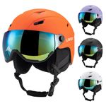 Ski & Snowboarding Snow Sports Helmet Removable Visor Goggles for Men & Women UK