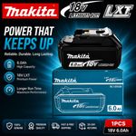 Genuine Makita 18V/ 6.0Ah LXT Lithium Battery Brand New UK