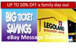 4 x 🎉 DISCOUNTED ENTRY TICKETS  Legoland Discovery Center  ✅ EXPIRES 30/06/26 ✅