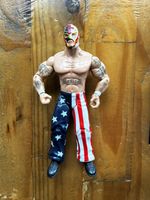 WWE REY MYSTERIO JAKKS WRESTLING FIGURE LIMITED EDITION AMERICAN FLAG EXCLUSIVE