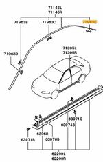 Clip Roof Moulding Evo 7-9