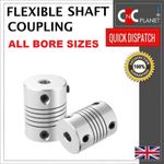 Flexible Shaft Coupling Coupler Stepper Motor CNC 3D Printer 3 4 5 6.35 7 8 10mm