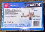 Watts LF009-QT-FS 1/2" Reduced Pressure Zone Assembly - 88004110 Lead Free