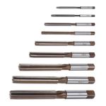 9 x Hand Reamers Set 3mm-16mm H7 Metric Alloy Steel Reamer Bit Straight Flutes