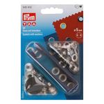 Prym - 5mm Eyelets with washers - Silver  (pack of 40 ) - 542410