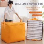 1pc 75-240L Large Moving Bags Heavy Duty Storage Tote Waterproof Luggage Bag
