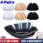 6 Pairs bra pads Bra Cup Inserts Bra Sponge Pads Replacement Bra Pads Bra 2025 U