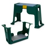 57cm Garden Kneeler Stool Seat 3 In 1 Portable Tools Storage Gardening Padded UK