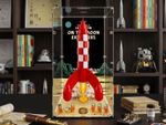 BRIXBOX Display case for LEGO® Ideas: Tintin® Moon Rocket 21367