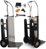 300Kg Electric Powered Stair Climber Sack Truck Trolley Platform Cart Climbing