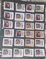 50 x 1st Class Barcoded Stamps Unfranked On Paper Good Condition