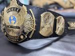 Winged eagle heavyweight wrestling championship belt replica title 6mm metal