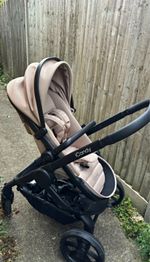 iCandy Reversible Single Pushchair with Carrycot & Accessories Beige/Black